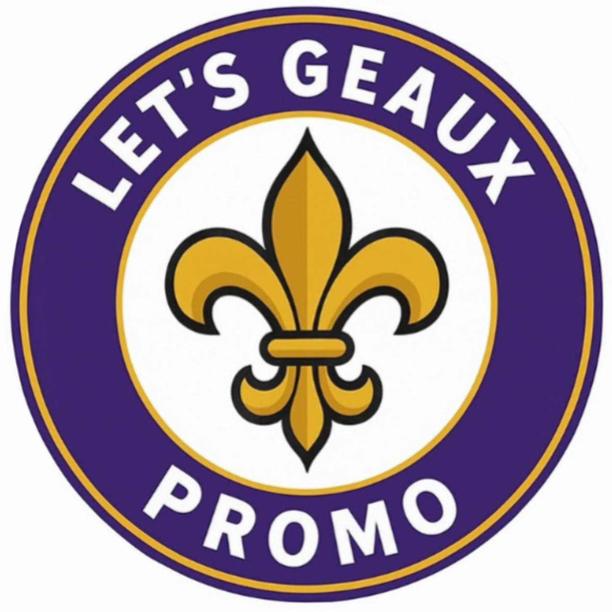 Let's Geaux Promo Logo