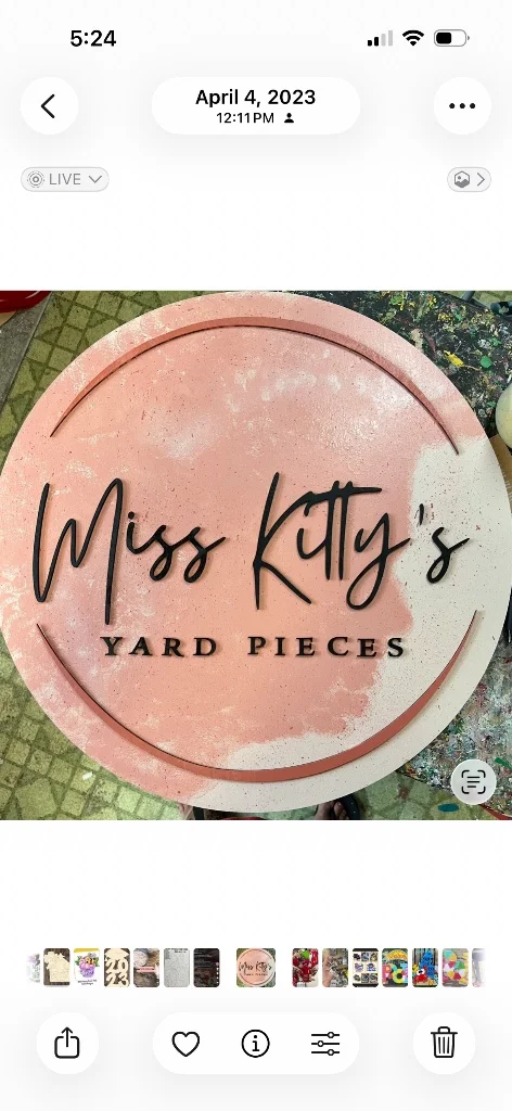 Miss kitty Yard pieces