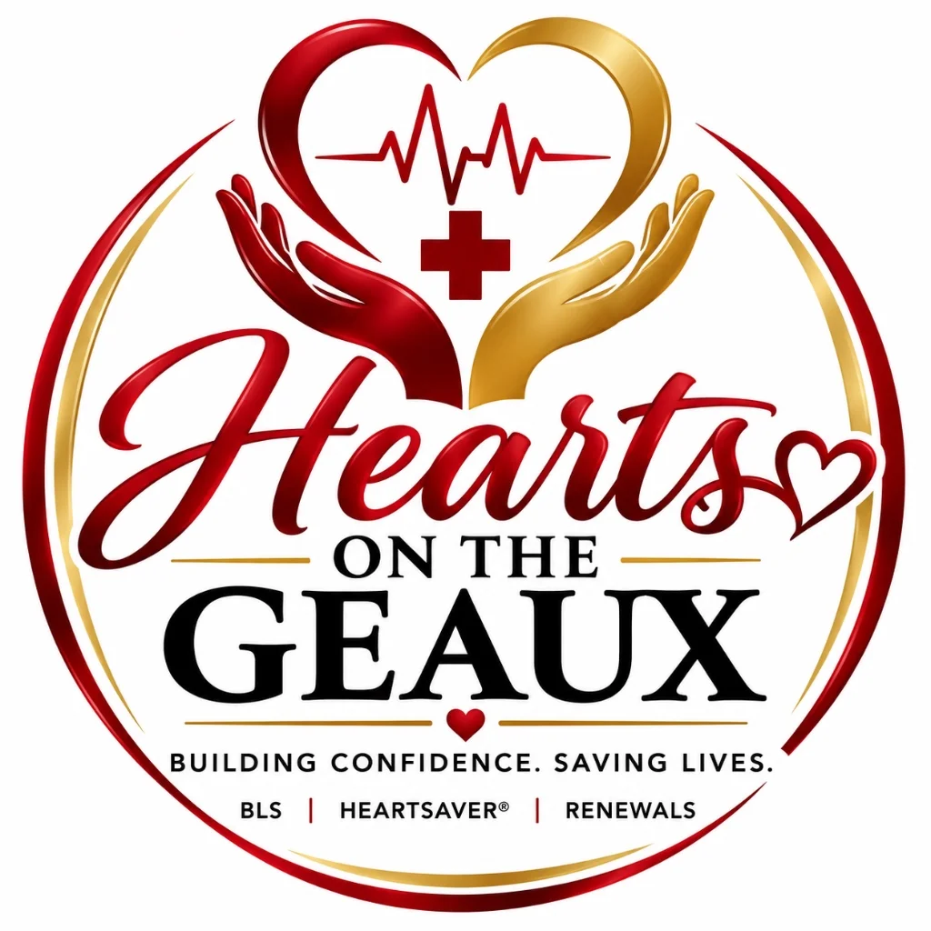 Hearts on the Geaux logo
