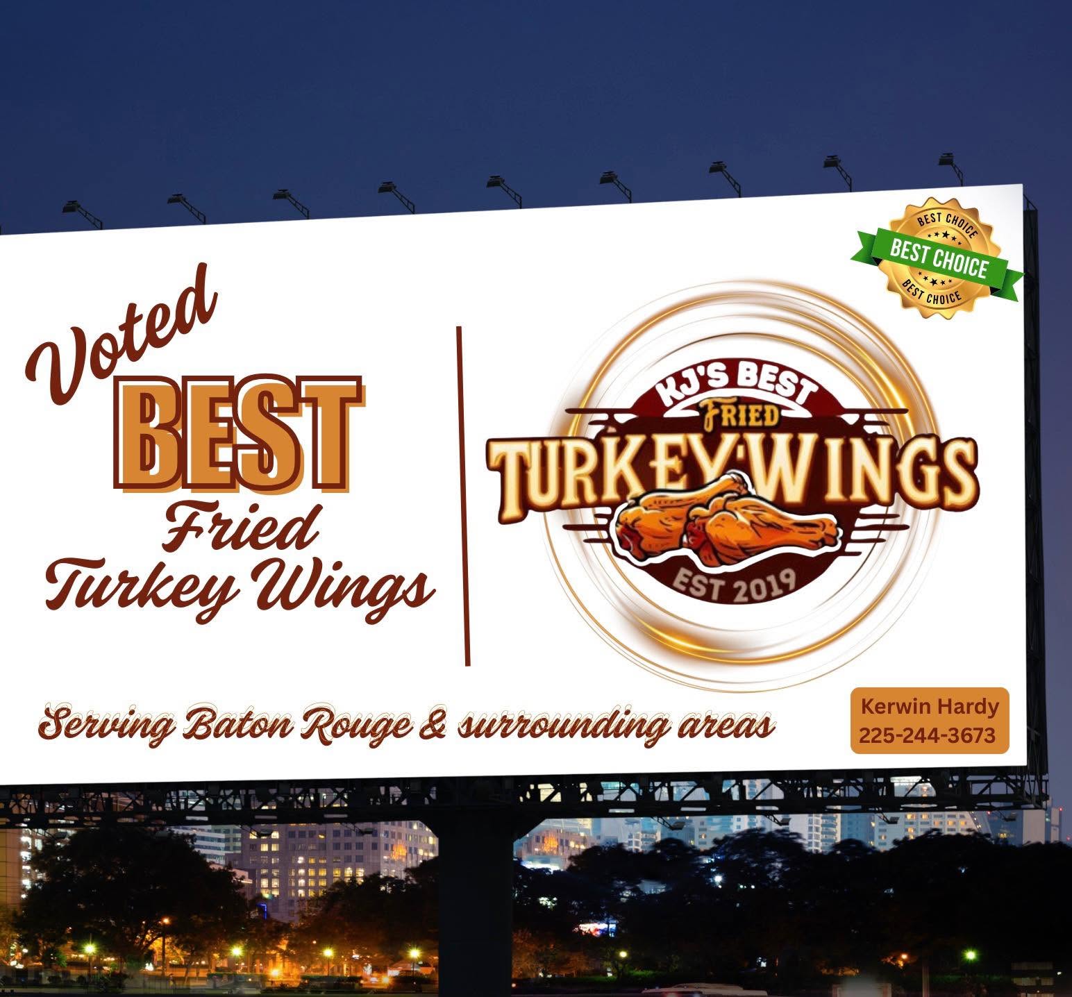 KJ's Best Fried Turkey Wings